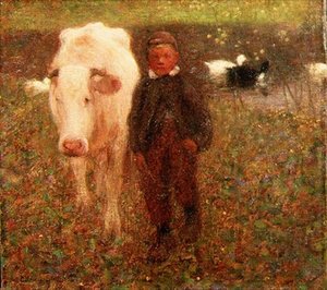 A fehér tehén alkotó: William Edward Stott