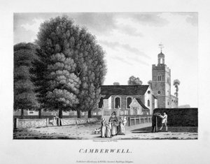 St Giles-templom, Camberwell, London, 1792.