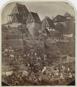 Antsahatsiroa kilátása, Madagaszkár, 1862-65.