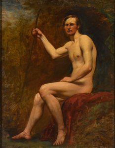Higgins gárdista, 1830 körül (olaj a fedélzeten) alkotó: William Etty