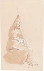 Ülő fiatalok személyzettel alkotó: William Etty