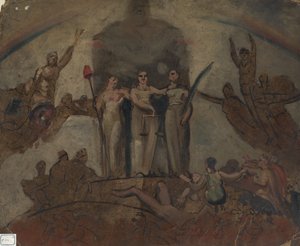 Tanulmány egy alakkompozícióhoz alkotó: William Etty