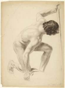 Férfialak-tanulmány alkotó: William Etty