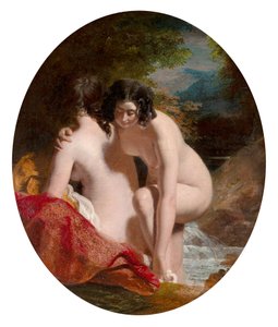 Fürdőző nők (olaj, panel) alkotó: William Etty