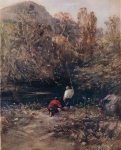 Táj, Halászokkal, 1843, 1924