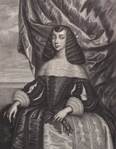 Braganzai Katalin, 1662. alkotó: William Faithorne