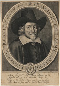 Francis Rous alkotó: William Faithorne