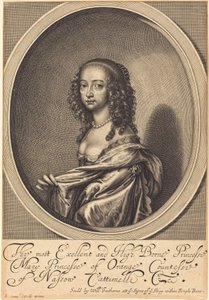 Mária, Orange hercegnője alkotó: William Faithorne after Sir Anthony van Dyck