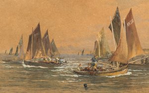 Halászhajók alkotó: William Fleming Vallance