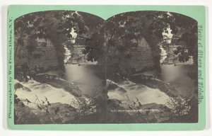 Forest Falls felülről, Ithaca Gorge, 19. század vége. alkotó: William Frear