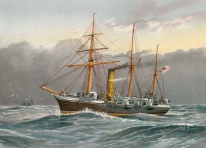 HMS Nymphe (Demolition) alkotó: William Frederick Mitchell