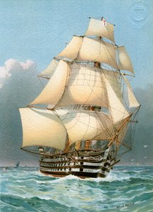 HMS Victoria, Royal Navy 121 ágyús hadihajó, c1859 c1890-c1893.