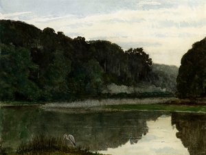 Táj gémmel, 1868