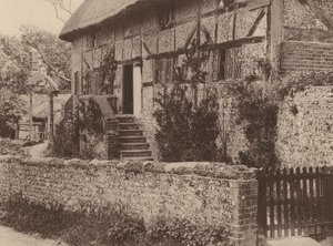 Houghtonban, West Sussexben (fekete-fehér fotó) alkotó: William Galsworthy Davie
