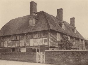 A Northbridge Street-en, Robertsbridge közelében, Sussex (fekete-fehér fotó) alkotó: William Galsworthy Davie