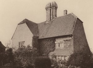 Collins Farm, Sissinghurst, Kent (fekete-fehér fotó)