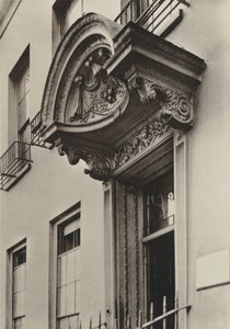 Doorway, 9, Grosvenor Road, London (f/w fotó) alkotó: William Galsworthy Davie