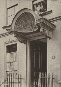 Ajtó, Bristol (fekete-fehér fotó) alkotó: William Galsworthy Davie