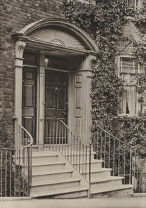 Doorway, High Street, Lewes, Sussex (f/w fotó) alkotó: William Galsworthy Davie