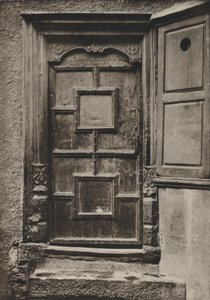 Ajtó, Looe Street, Plymouth (fekete-fehér fotó) alkotó: William Galsworthy Davie