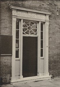 Doorway, Newbury, Berks (f/w fotó) alkotó: William Galsworthy Davie
