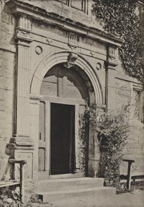 Doorway, Sackville College, East Grinstead (f/w fotó) alkotó: William Galsworthy Davie