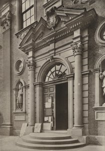 Doorway, The Guildhall, Worcester (f/w fotó) alkotó: William Galsworthy Davie