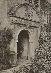 Doorway, The Manor, Upper Swell, Gloucestershire (f/w fotó) alkotó: William Galsworthy Davie