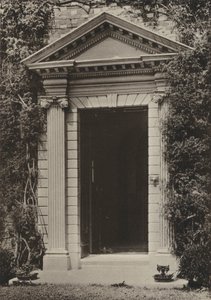 Doorway, The Vicarage, Hailsham, Sussex (f/w fotó) alkotó: William Galsworthy Davie