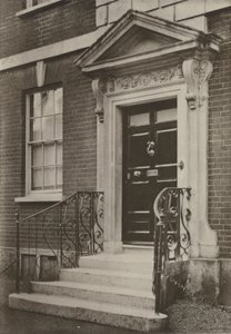 Doorway, Wimborne, Dorset (f/w fotó) alkotó: William Galsworthy Davie