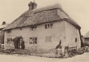 Farmház, Amberley, West Sussex (fekete-fehér fénykép) alkotó: William Galsworthy Davie