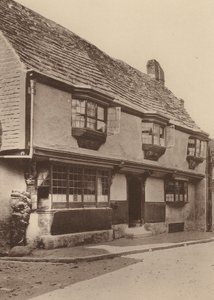 Star Inn, Alfriston, Sussex (fekete-fehér fénykép) alkotó: William Galsworthy Davie