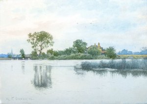 Át az Ouse-on Hemingford Abbotsba alkotó: William Garden Fraser