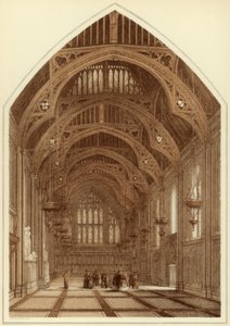 Guildhall belső terei, City of London, 1886