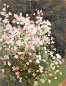 Rózsaszín virágok, 1930 körüli (olaj, vászon)