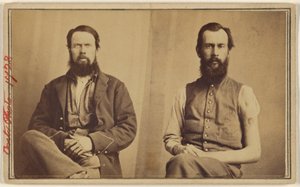 [Két azonosítatlan polgárháborús áldozat ül] alkotó: William H. Bell