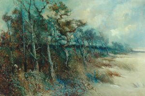Fák homokos tájon, Heysham, 1915