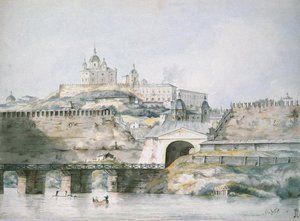 Kilátás Szmolenszk városára, 1787 alkotó: William Hadfield