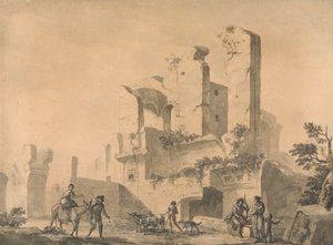 Romok Rómában alkotó: William Hamilton