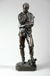 Charles Gordon tábornok szobra alkotó: William Hamo Thornycroft