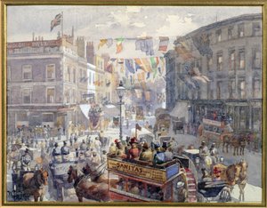 Jubileumi évforduló, Kensington High Street, London, 1901