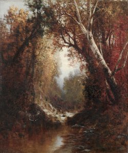 Őszi jelenet az Adirondacks-ben, 1877.