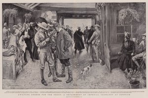 Parancsra vár a frontra, a Birodalmi Yeomanry különítménye Norwichban