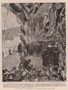 Őfelsége Holyheadben indul Kingstown felé alkotó: William Hatherell