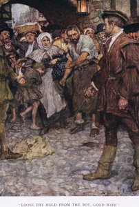 – Oldd el a fogást a fiútól, jó feleség! alkotó: William Hatherell