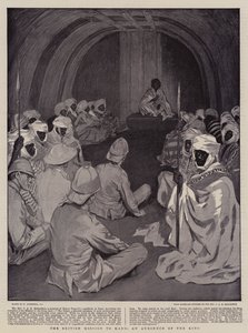 A kano-i brit misszió, A király meghallgatása