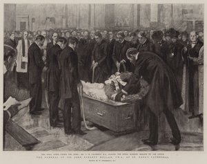 Sir John Everett Millais temetése, PRA, a Szent Pál-székesegyházban alkotó: William Hatherell