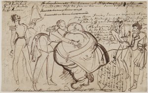 Egy csók a kongresszuson, 1818 alkotó: William Heath