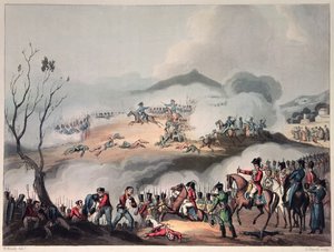 Orthes-i csata, 1814. február 27., metszet: Daniel Havell alkotó: William Heath