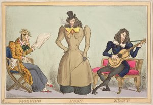 Reggel, dél, éjszaka, kiadó: Thomas McLean, London (színes rézkarc) (lásd még: 188366) alkotó: William Heath